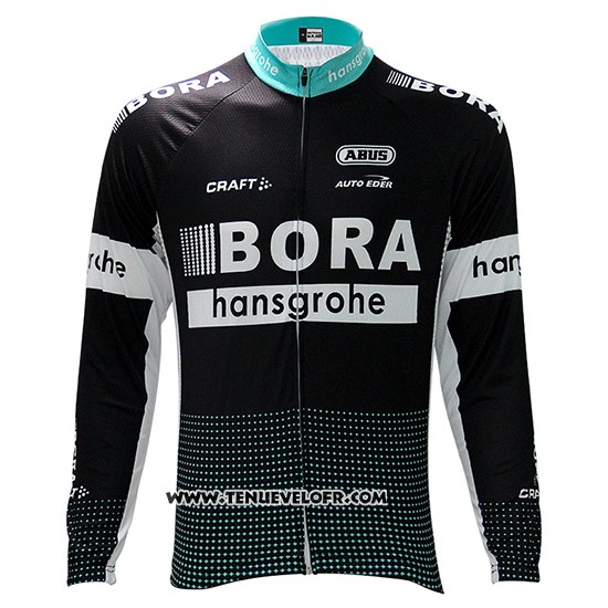 2017 Maillot Ciclismo Bora Noir Manches Longues et Cuissard